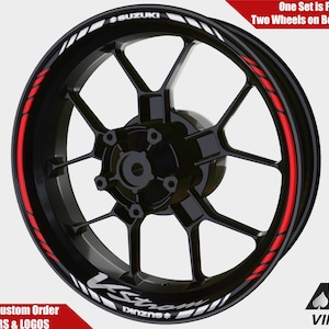 Suzuki Vstrom Wheel Decals Rim Stickers Rim Tape Set Reflective V-Strom GSF GSXF GSX B-King 1300 Katana Autoaufkleber Adesivi Graphics