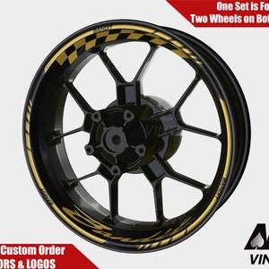 Suzuki Bandit 1200s Wheel Decals Rim Stickers Rim Tape Set Reflective GSF 1250 1000 600 Autoaufkleber Fluorescent Adesivi Graphics