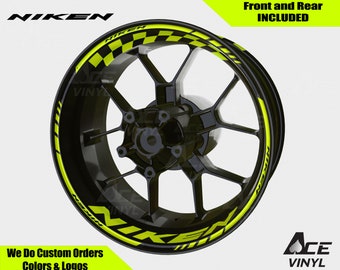 Wheel Stickers For Yamaha YZF-R1 R1 Rim Tape Motorcycle Decals Graphics - Foto 11