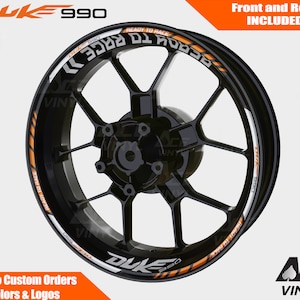 KTM Duke 990 Wheel Decals Rim Stickers Rim Tape Set F Reflective Autoaufkleber Pegatinas Adesivi Reflective Super Duke 1290