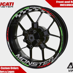 Motorcycle Wheel Stickers Decals Rim Tape Stripes Motorbike