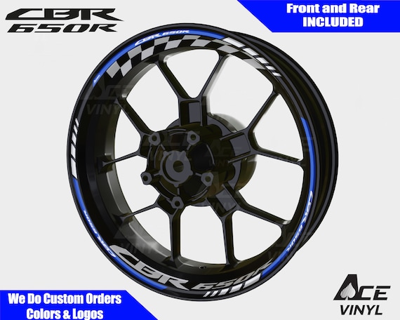 Honda CBR650R Wheel Decals Rim Stickers Cbr 650 R F4i F4 F3