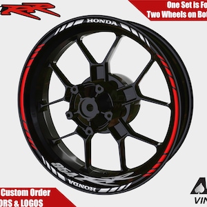 Honda CBR954RR Decals Racing Velg Stickers CBR 954RR Velglint Set CBR 900 919 929 954 Reflecterende autoaufkleber