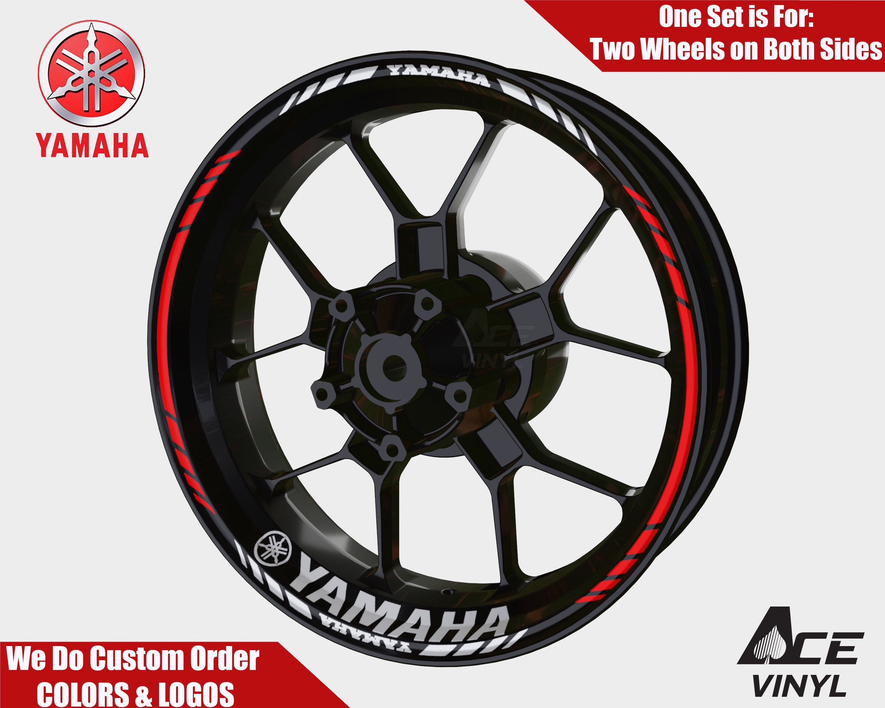 Amazon.com - Motorcycle Stickers Sticker Wheel Rim Decal for