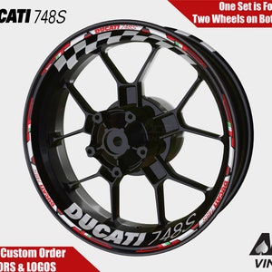 DUCATI 748S 748 Wheel Decals Rim Stickers Panigale Corse autoaufkleber