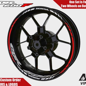 ホンダ CBR600F デカール レーシング リム ステッカー CBR 600F リム テープ セット CBR 600F4i F4 F3 F2 反射 自動車用ブレーキ クラッチ