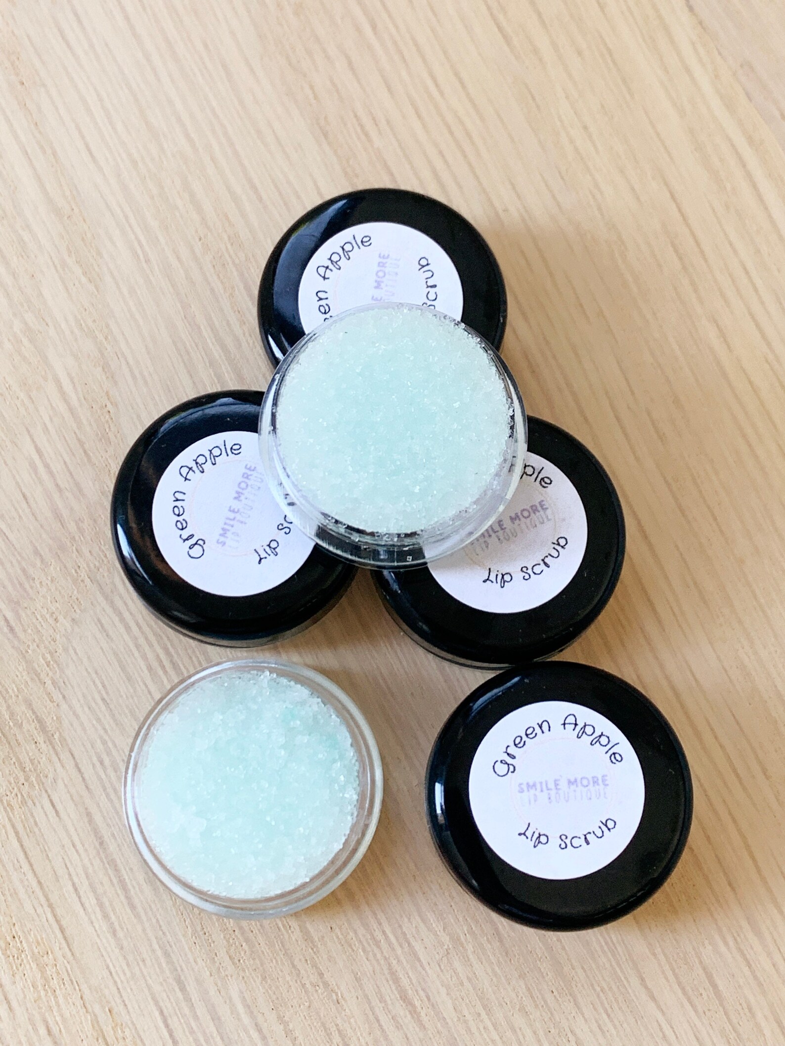 Green Apple Lip Scrub Lip Exfoliant Nourishing Lip Scrub Etsy UK