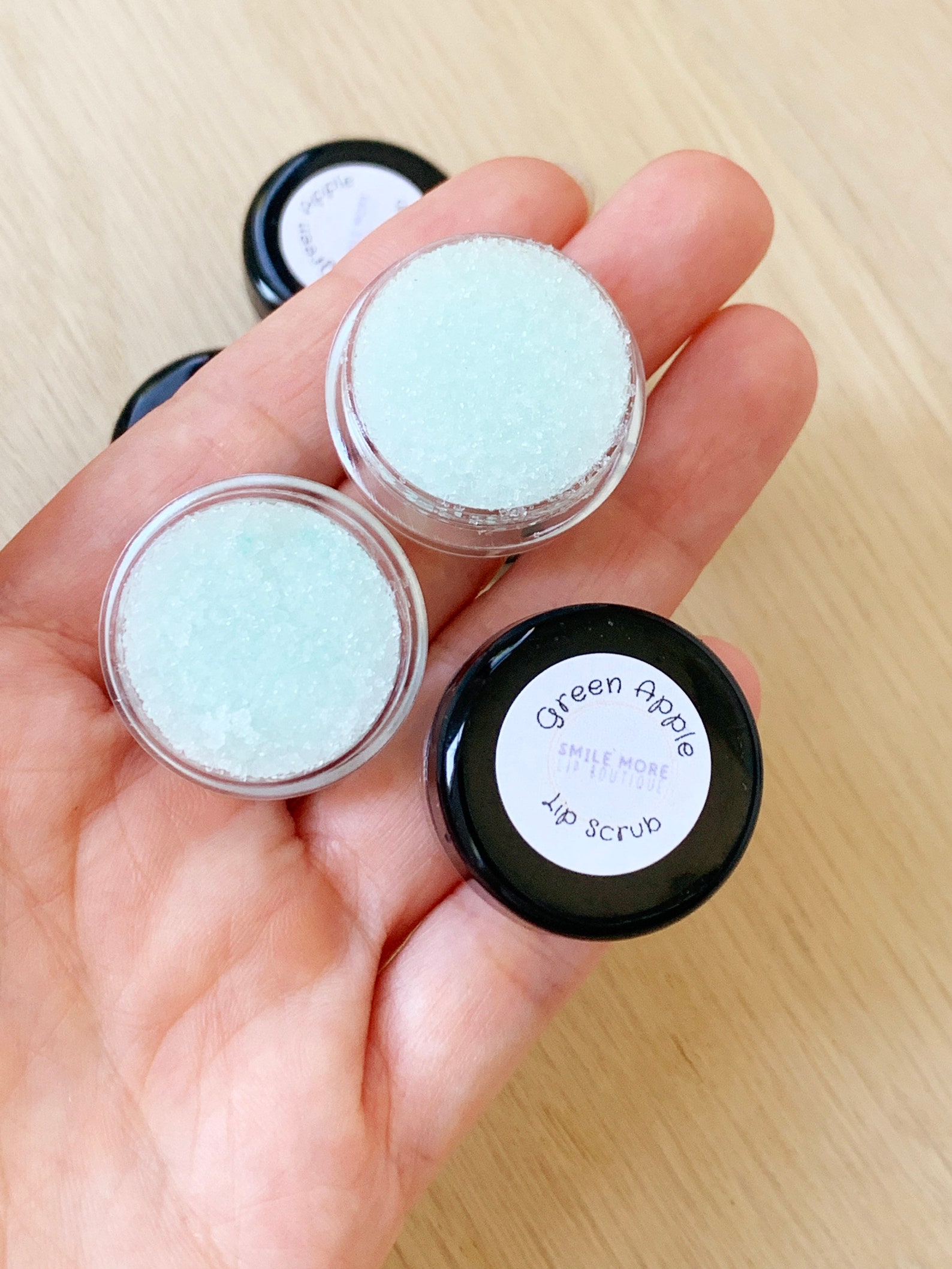 Green Apple Lip Scrub Lip Exfoliant Nourishing Lip Scrub Etsy UK