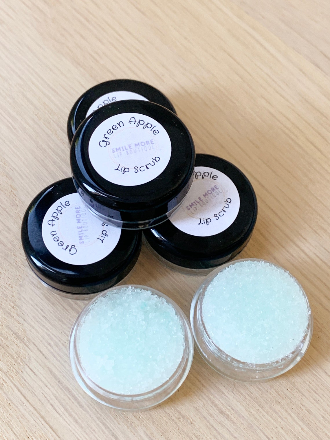 Green Apple Lip Scrub Lip Exfoliant Nourishing Lip Scrub Etsy UK