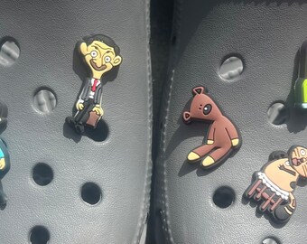 Mr bean croc charms