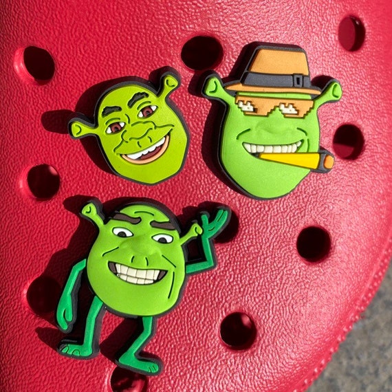 Shrek Croc Charms Etsy UK