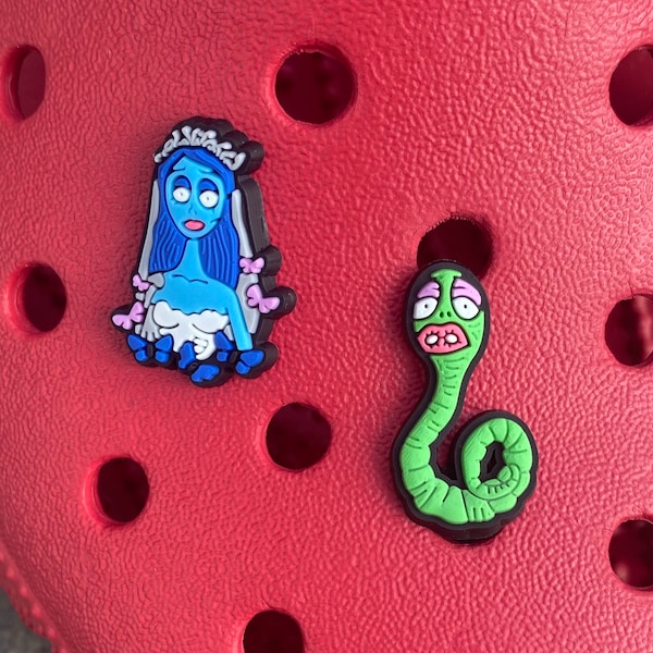 Corpse bride Croc charms