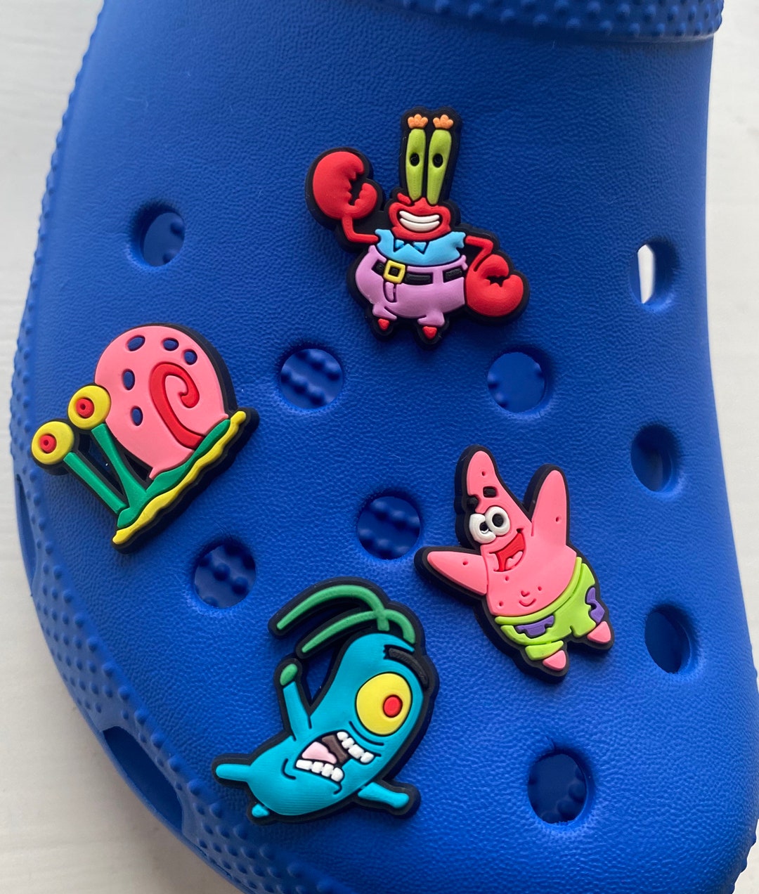 croc charms spongebob