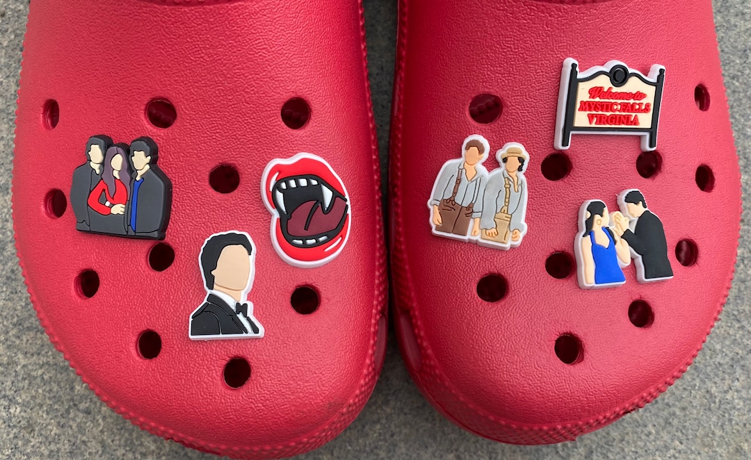 Vampire Diaries Croc Charms Etsy UK
