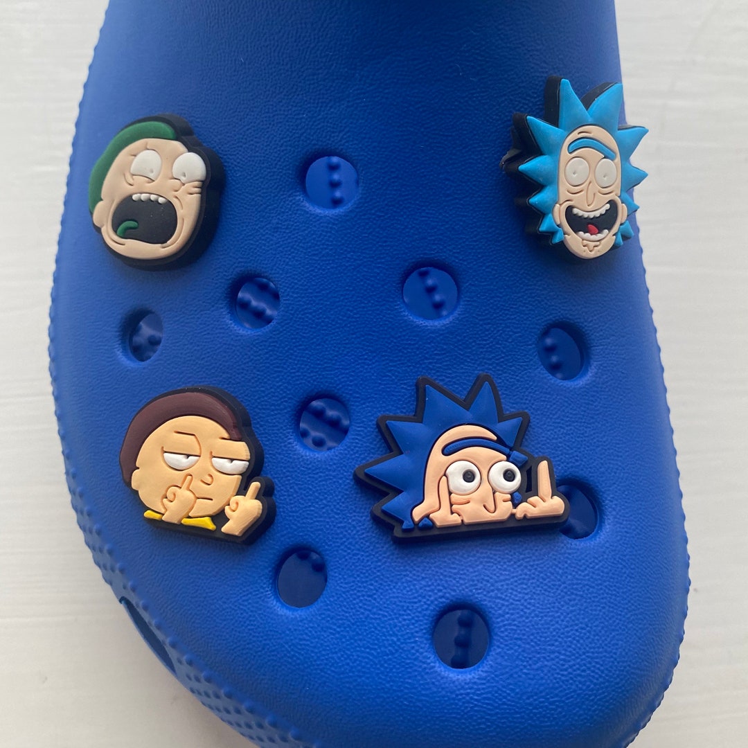 Rick and Morty Croc Charms Etsy UK
