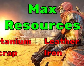 Outriders Max Resources -Titanium -Scrap -Leather -Iron  - Modded - PS4/PS5/Xbox