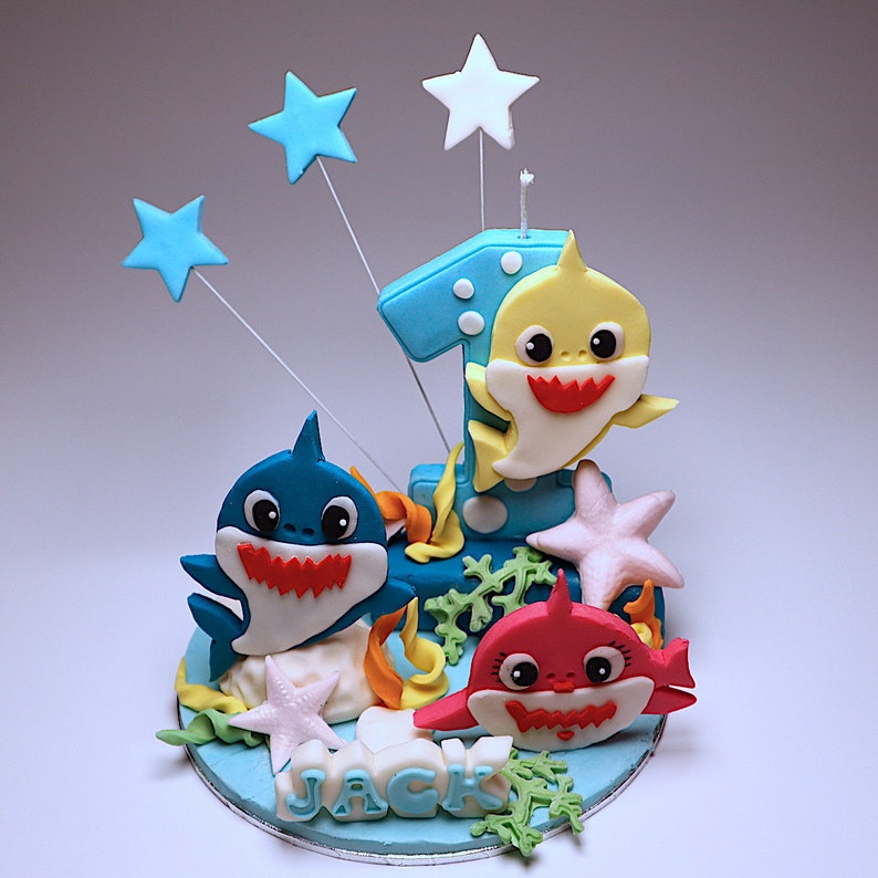 baby-shark-fondant-cake-toppers-set-unofficial-edible-baby-shark-cake
