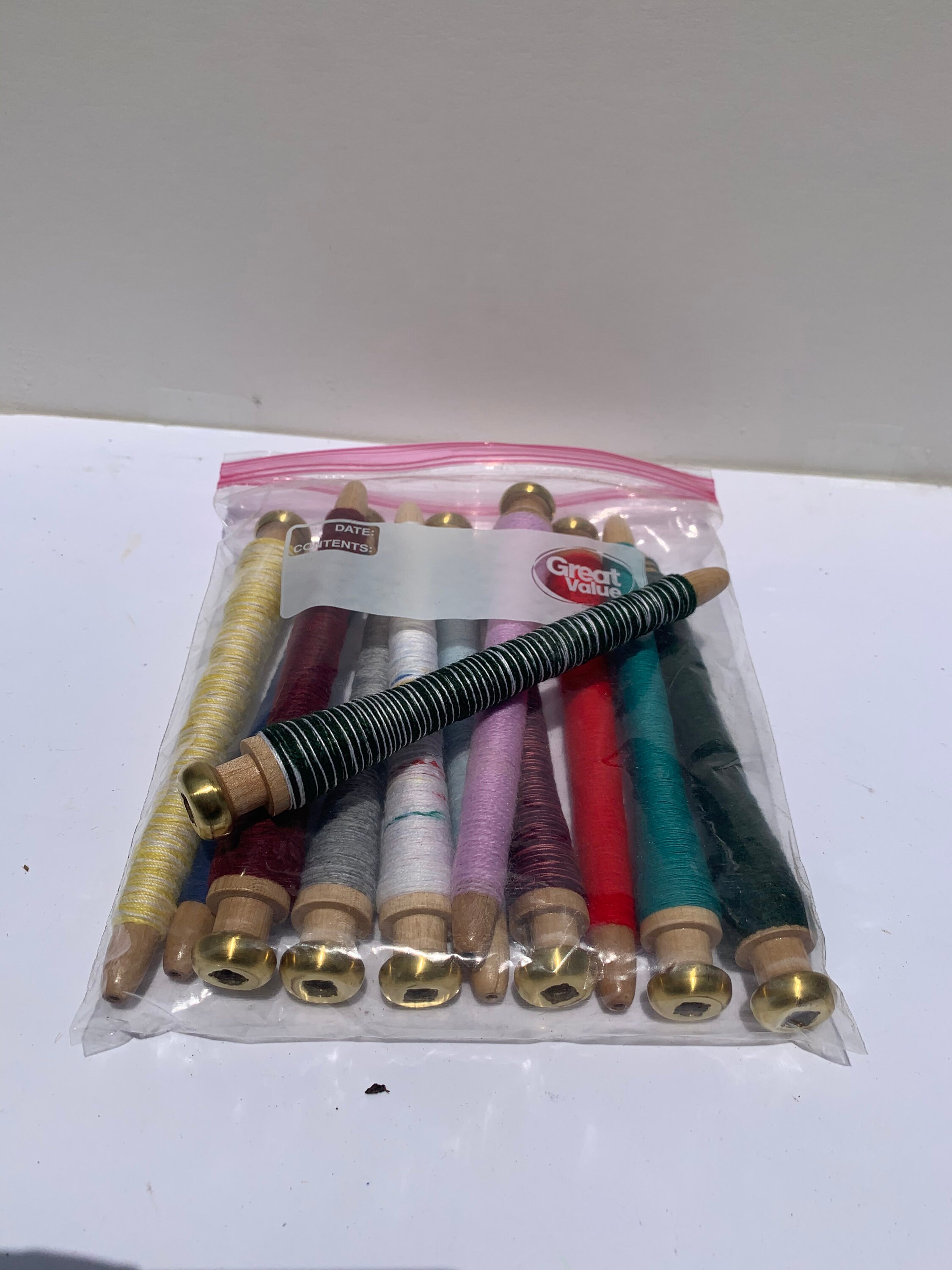 Wrapped Pen Quills Colored Thread Packaged Various color Etsy 日本