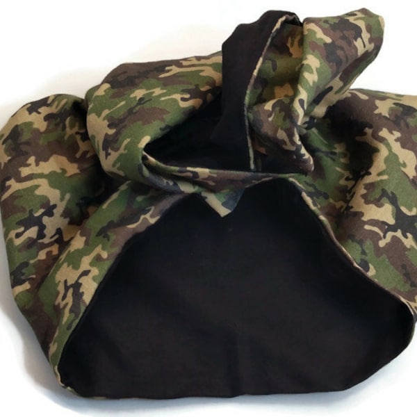 Fascia turbante modellabile double-face, camouflage, mimetica militare