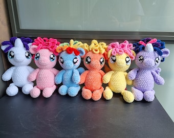 Peluches Mon petit poney au crochet