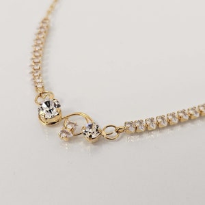 Clear crystal necklace, crystal elegant necklace, clear rhinestones necklace, gift for woman, pastel jewelry for her, clear necklace for her