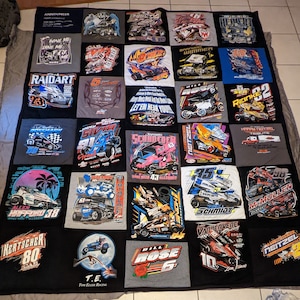 Custom T-Shirt Quilts, Memory Quilts and Memory Blankets, Tshirt Quilts and Tshirt Blankets