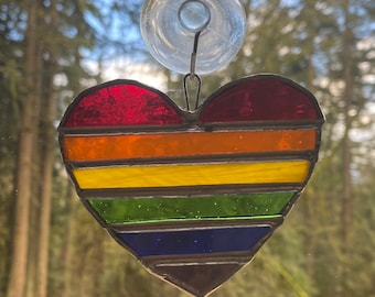 Small Rainbow Heart