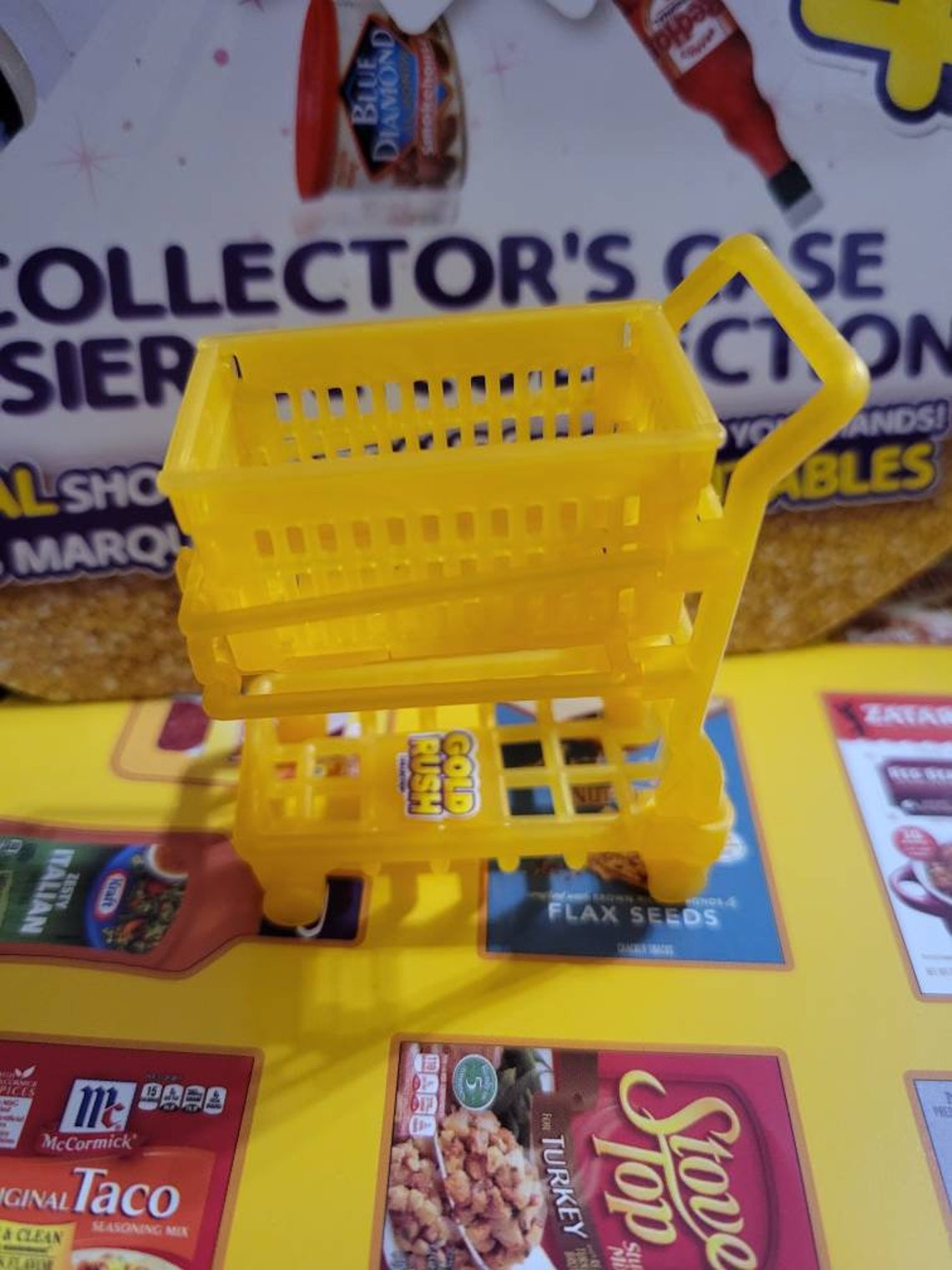 Mini Brands Gold Rush Gold Shopping Cart Etsy