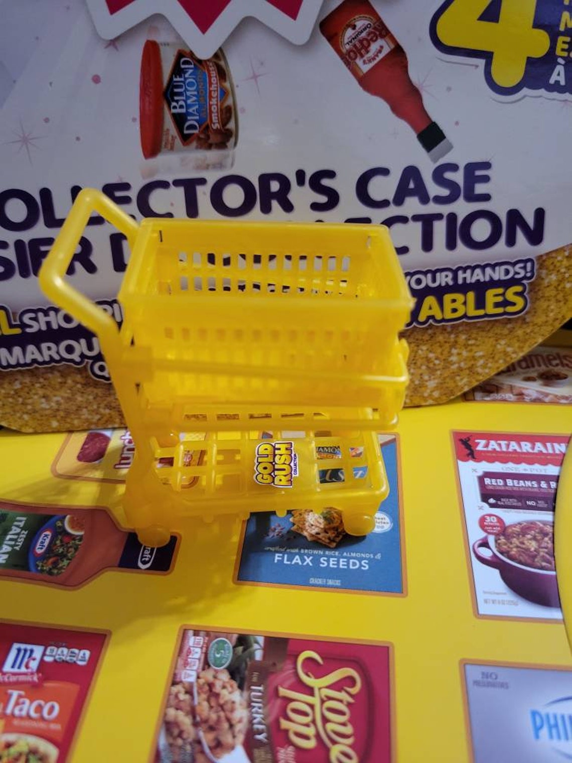 Mini Brands Gold Rush Gold Shopping Cart Etsy