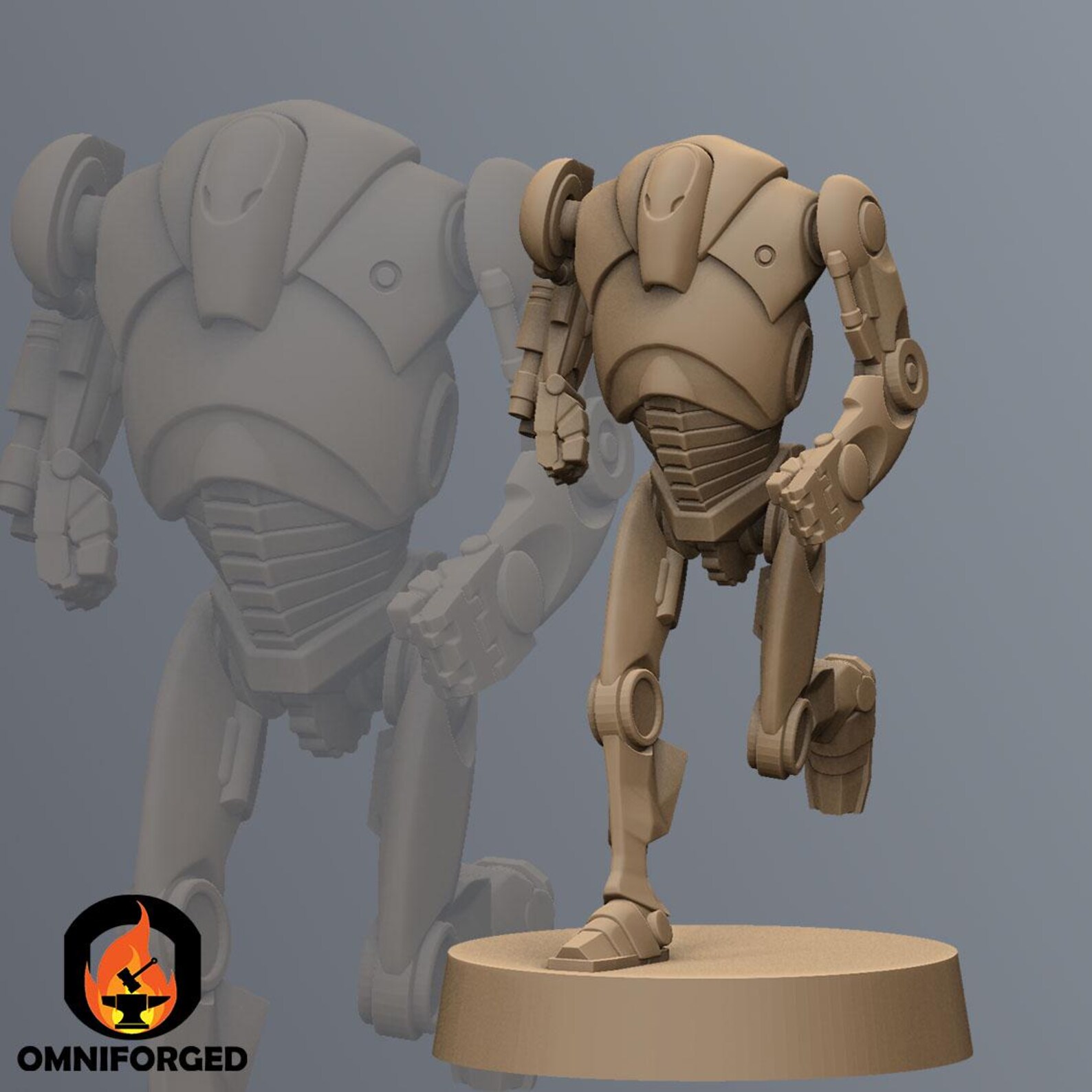 Bulky Droid SW Legion Miniature Mini RPG Sci-fi - Etsy