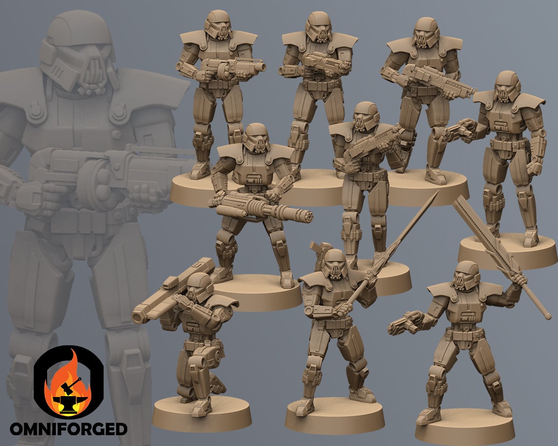 Terror Troopers Star Wars Legion Shatterpoint Anvilrage 3D Printed Mini - Picture 16 of 16