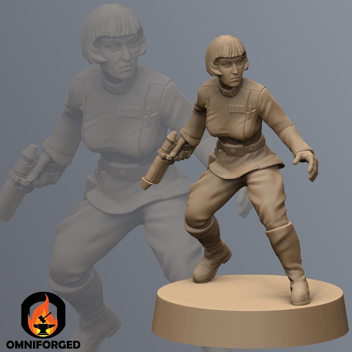 Authority Governor SW Legion RPG 3D Printed Sci-FI Miniature Mini