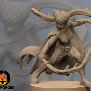 The Dark Lady SW Legion RPG 3D Printed Sci-FI Miniature Mini