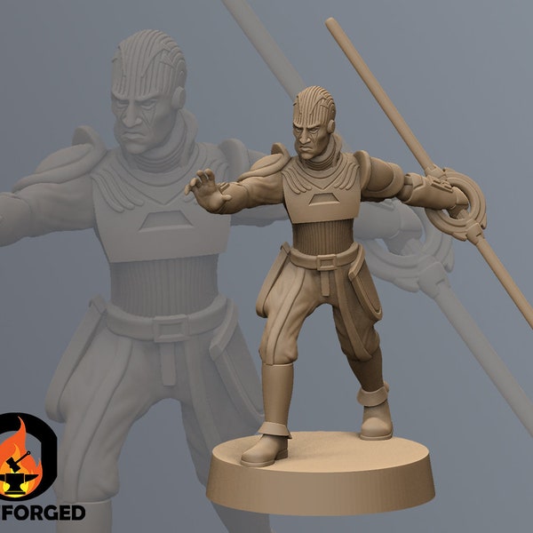 Authority Executioner Leader |  Black Remnant | Tabletop Gaming | 3D Printed Miniature