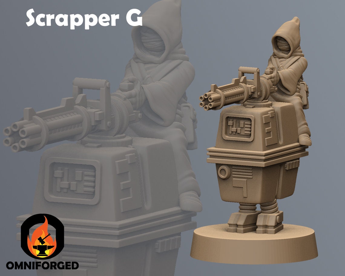 Sand Scrappers Star Wars Legion Shatterpoint Jawa 3D Printed Mini Miniature - Picture 16 of 19