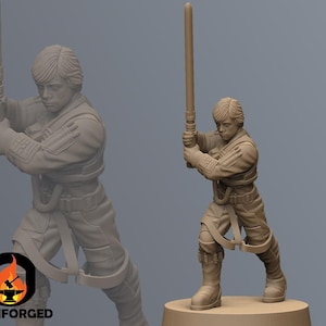 Hero Pilot SW Legion RPG 3D Printed Sci-FI Miniature Mini