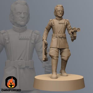 Director Lio Partagaz Armed SW Legion RPG 3D Printed Sci-FI Miniature Mini