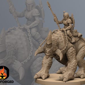 Reek Rider SW Legion RPG 3D Printed Sci-FI Miniature Mini