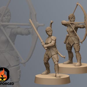 Dark Sister SW Legion RPG 3D Printed Sci-FI Miniature Mini