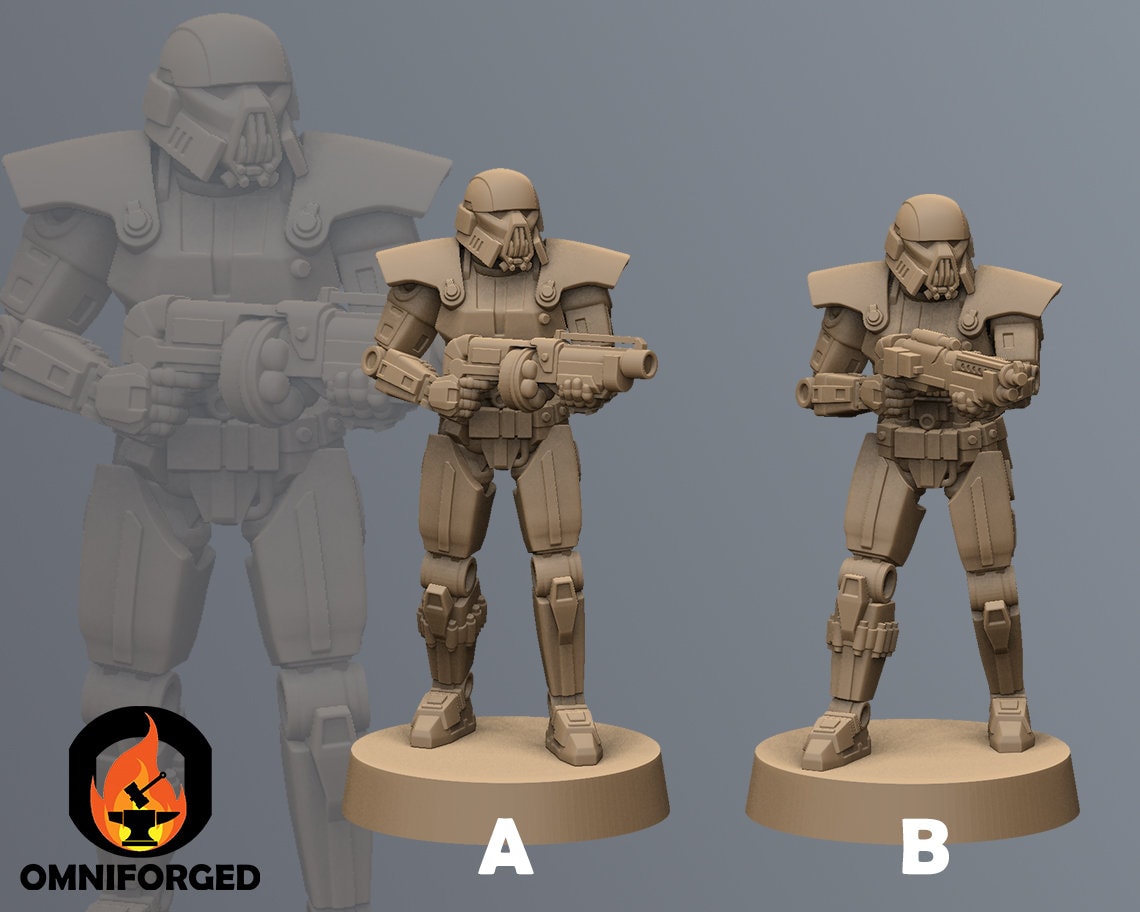 Terror Troopers Star Wars Legion Shatterpoint Anvilrage 3D Printed Mini - Picture 7 of 16