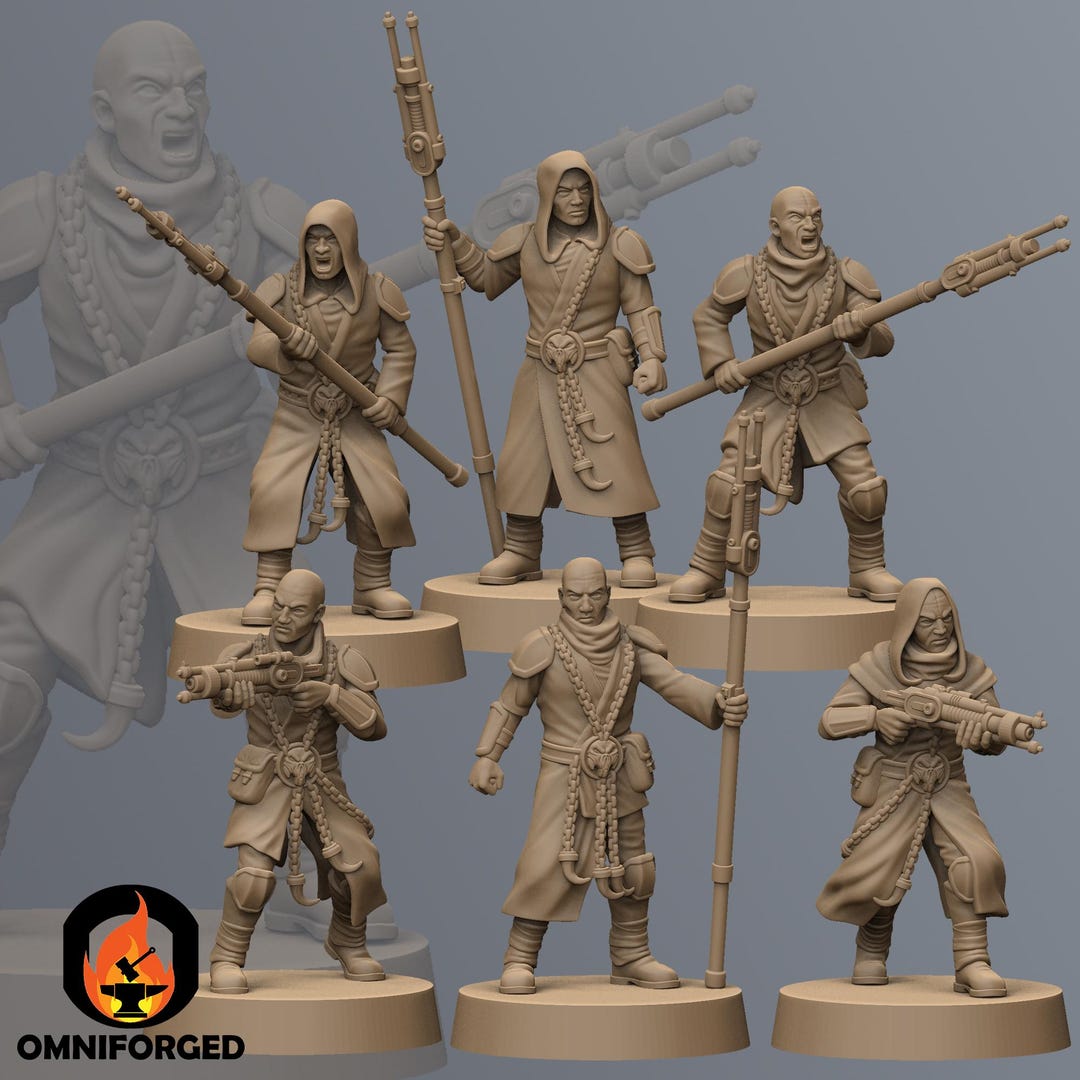 Mythosaur Cultists (6 Figures) SW Legion Miniature Mini RPG Sci-fi - Etsy