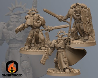 Brotherhood of the Sword | Siderum Knights | Ghamak | 3D Printed Miniature