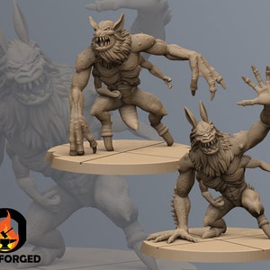 Large Cave Creatures  |  Black Remnant | Tabletop Gaming | 3D Printed Miniature