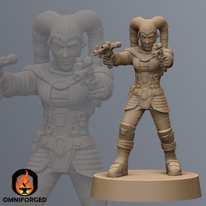 Companion Vette SW Legion RPG 3D-geprint Sci-FI miniatuur Mini