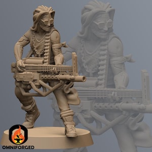 ボビー・ヴァン・ヘブン サイバーパンク ユニット9 3Dプリント RPG SF ミニチュア ミニフィギュア 32mm