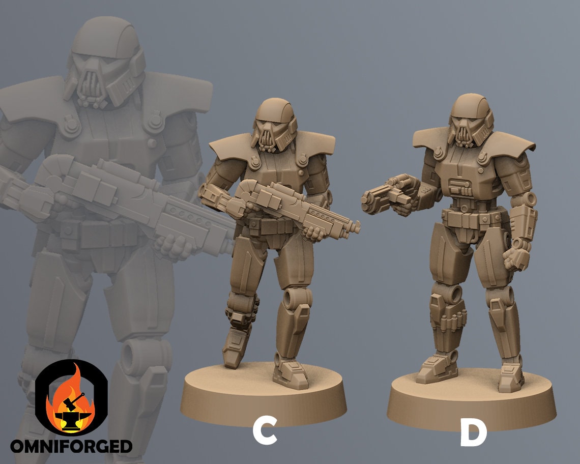 Terror Troopers Star Wars Legion Shatterpoint Anvilrage 3D Printed Mini - Picture 9 of 16