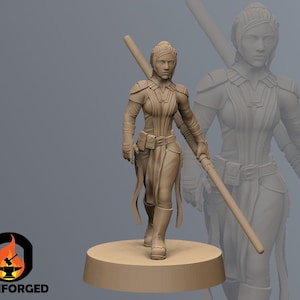 Old Republic Knight SW Legion RPG 3D Printed Sci-FI Miniature Mini