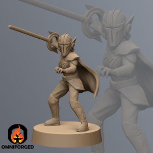 Authority Executioner 4 SW Legion RPG 3D Printed Sci-FI Miniature Mini