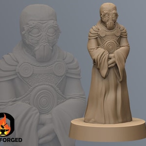 Insectoid Senator SW Legion RPG 3D Printed Sci-FI Miniature Mini