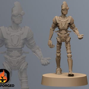 Shapeshifter Droid SW Legion RPG 3D Printed Sci-FI Miniature Mini